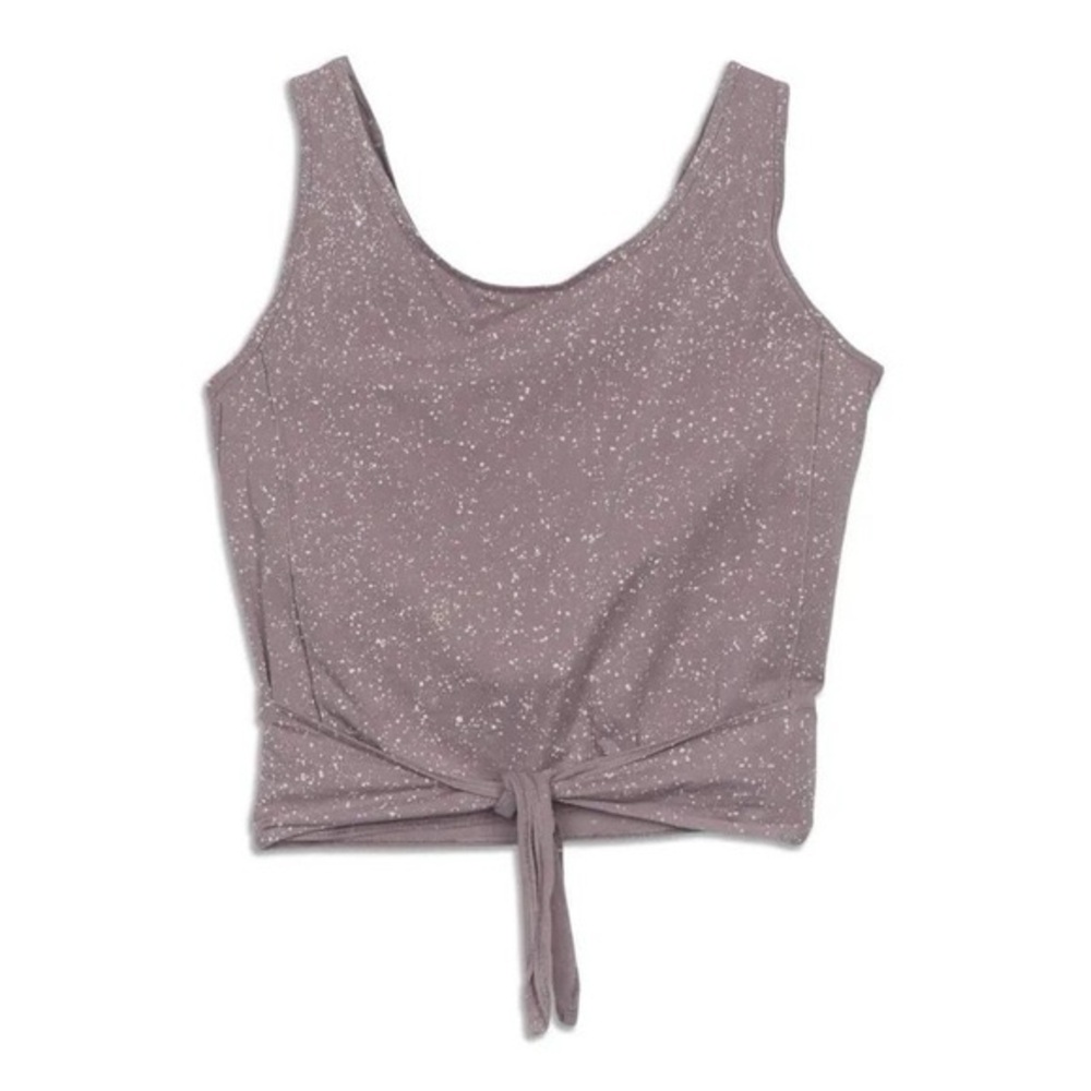 Lululemon speckled wrap top